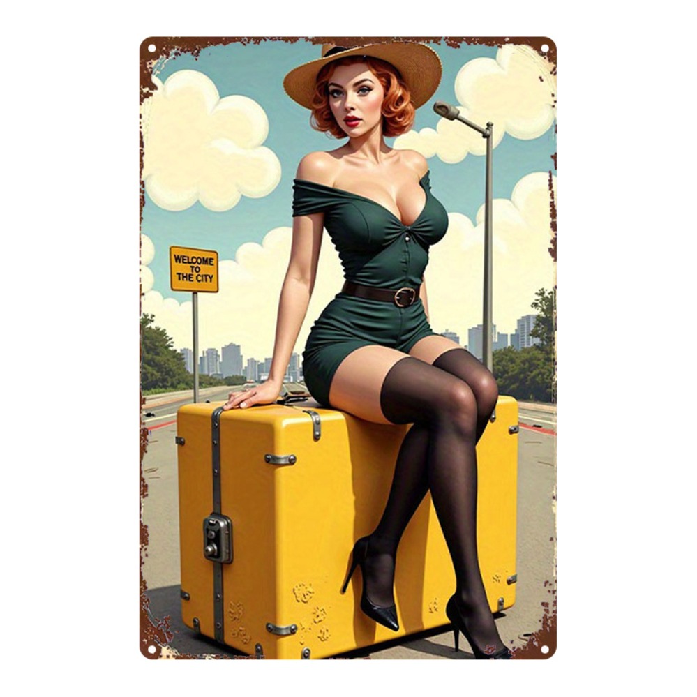 Vintage Beauty with Suitcase M – обзор и цена Home Bar And Kitchen