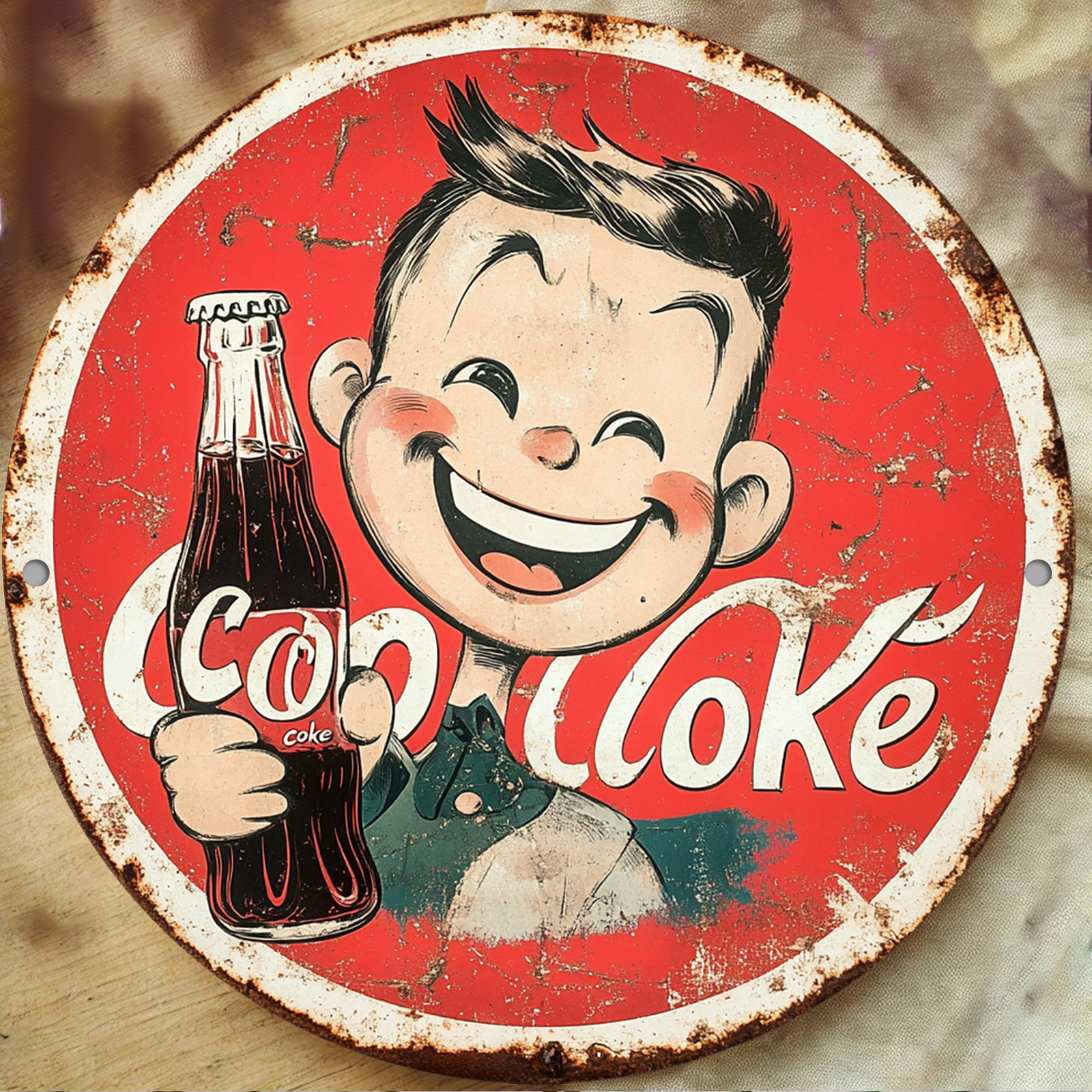 Vintage-Style Cola Advertiseme – обзор и цена Home Bar Cafe
