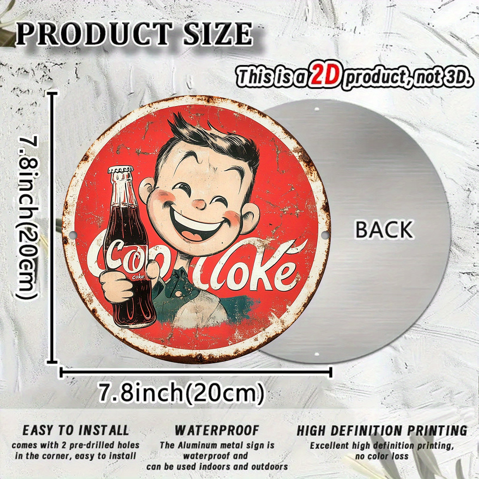 Vintage-Style Cola Advertiseme – обзор и цена Home Bar Cafe