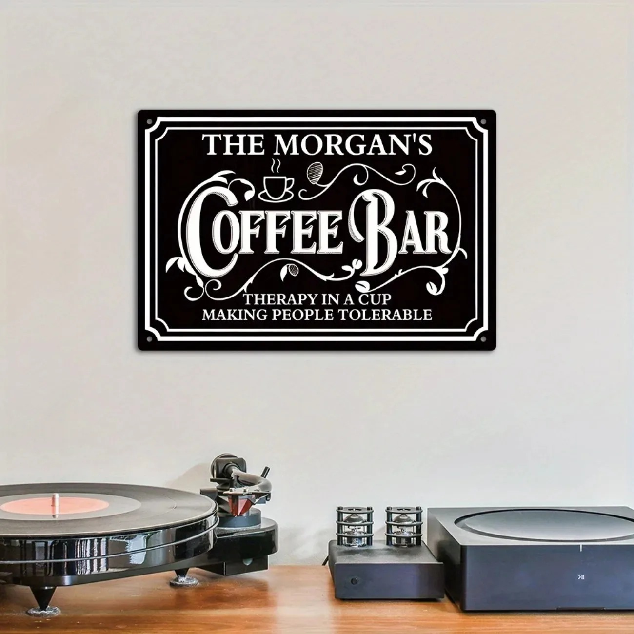 1PC Custom Text The Morgan's C – обзор и цена Home Bar And Kitchen