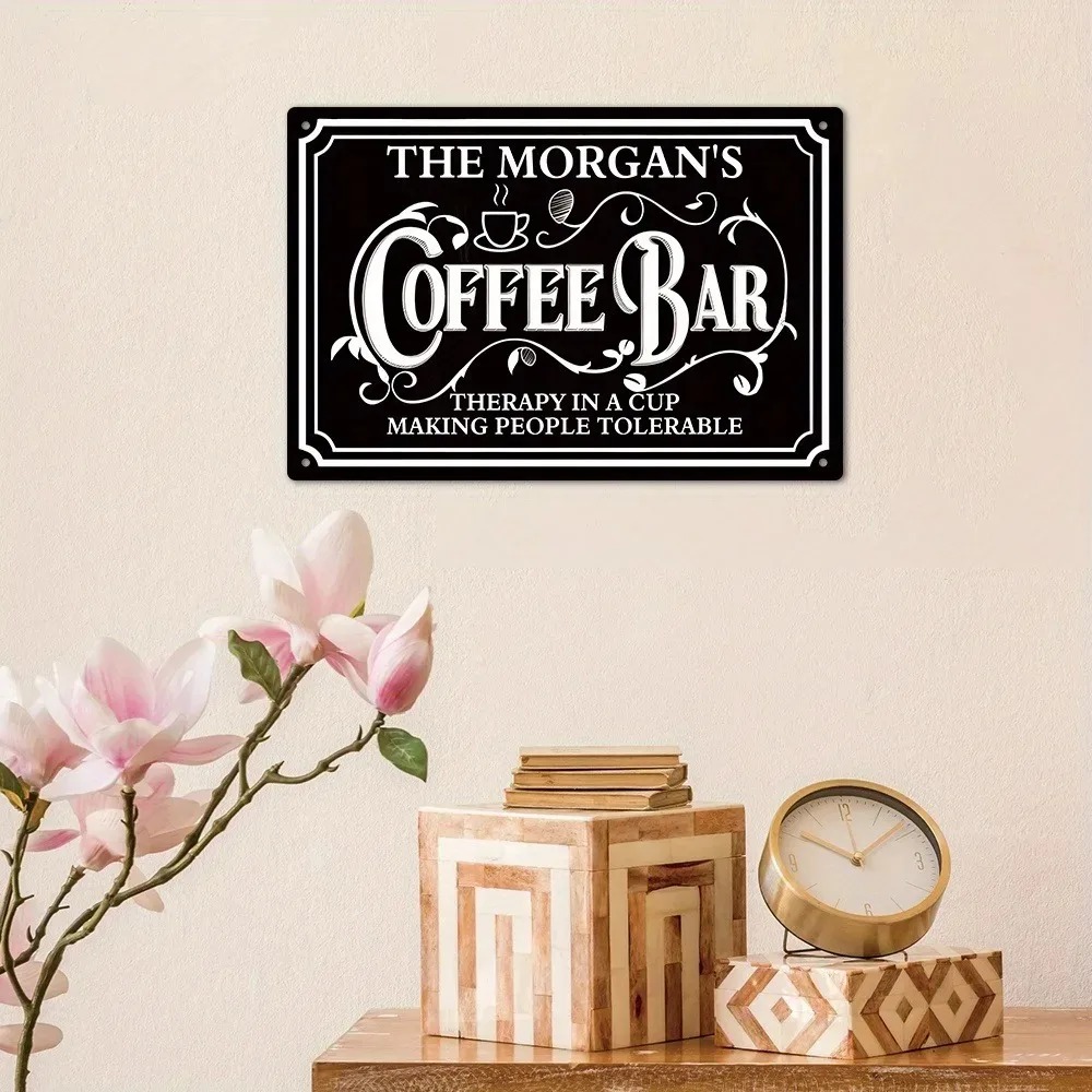 1PC Custom Text The Morgan's C – обзор и цена Home Bar And Kitchen