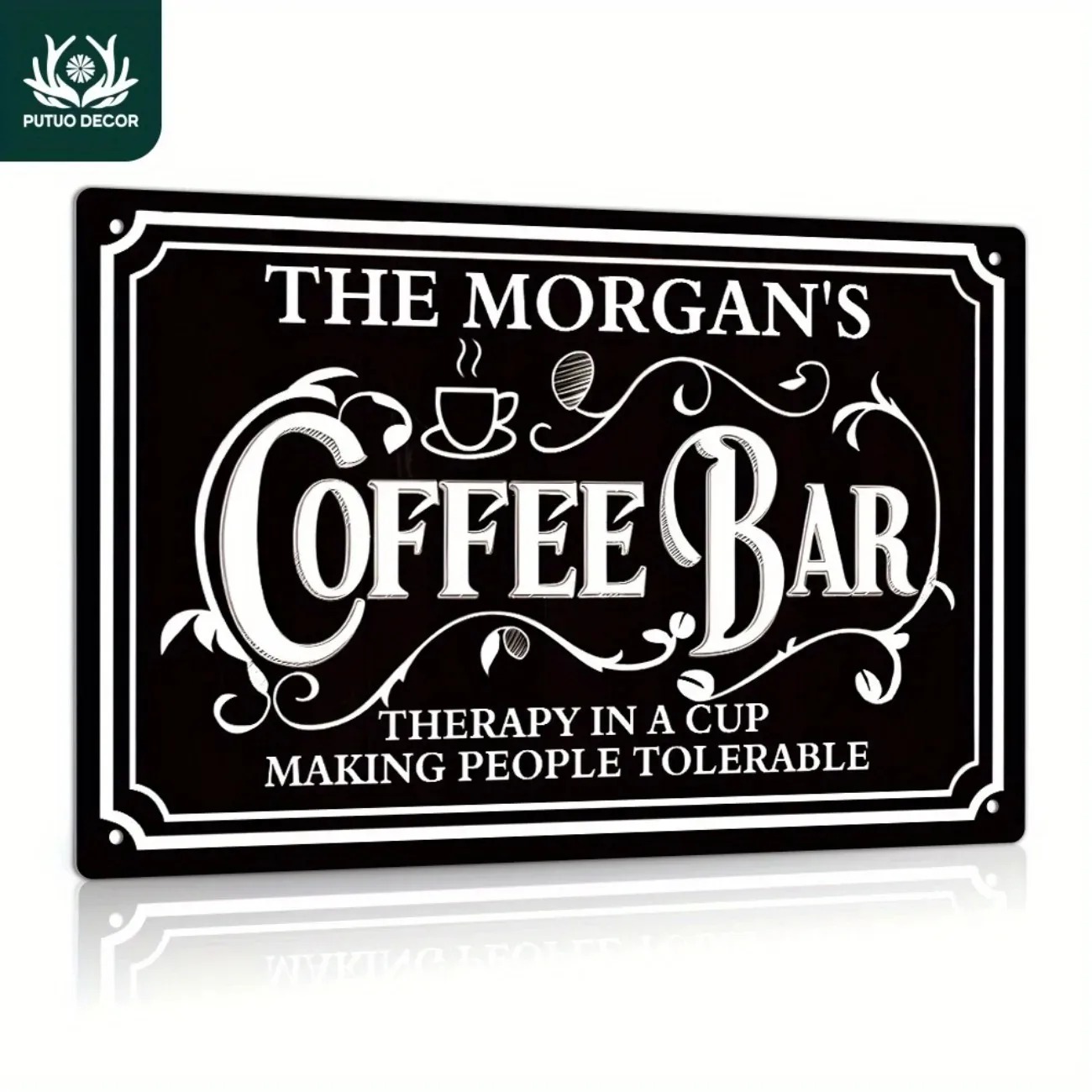 1PC Custom Text The Morgan's C – обзор и цена Home Bar And Kitchen