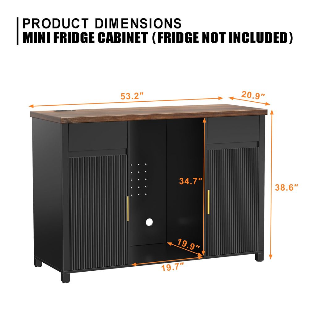 Large Coffee Bar Cabinet with  – обзор и цена Home Bar And Fridge