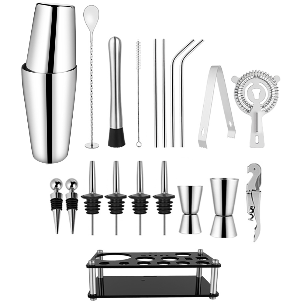 550/750ML Cocktail Shaker Bar  – обзор и цена Boston Shaker Set