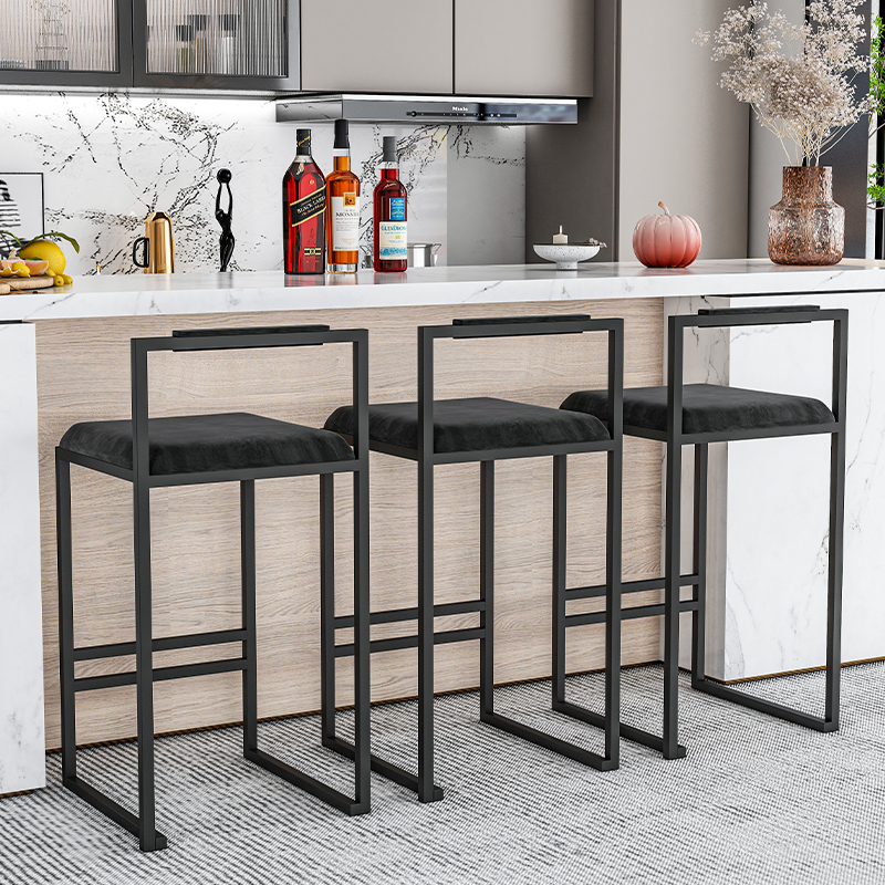 Nordic Velvet Black Bar Chairs – обзор и цена Home Bar Seating