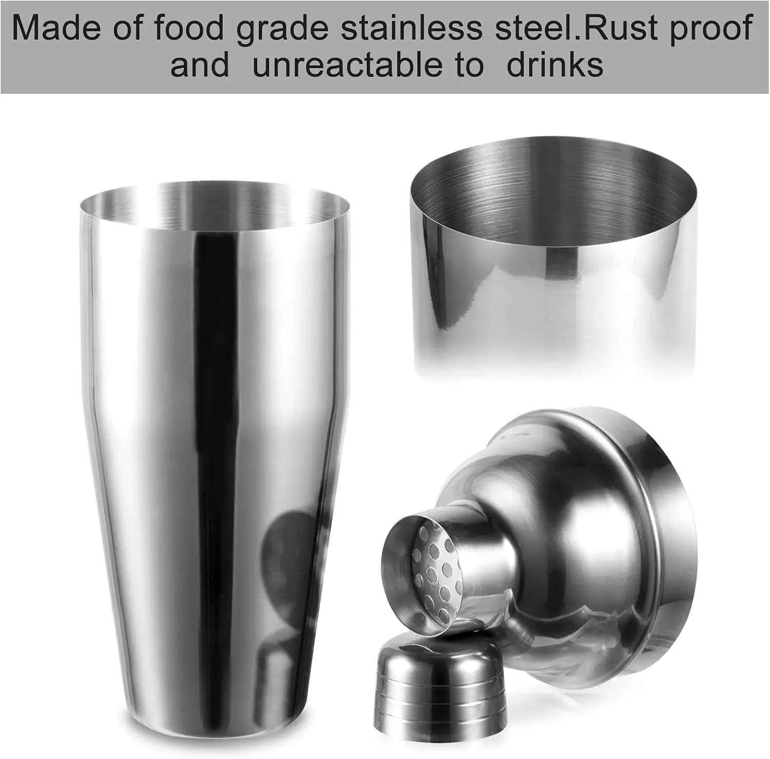 3/6pcs Cocktail Shaker Stainle – обзор и цена Boston Shaker Set