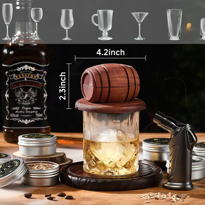 Wooden Cocktail Smoker Kit Smo – обзор и цена Smoking Gun Kit
