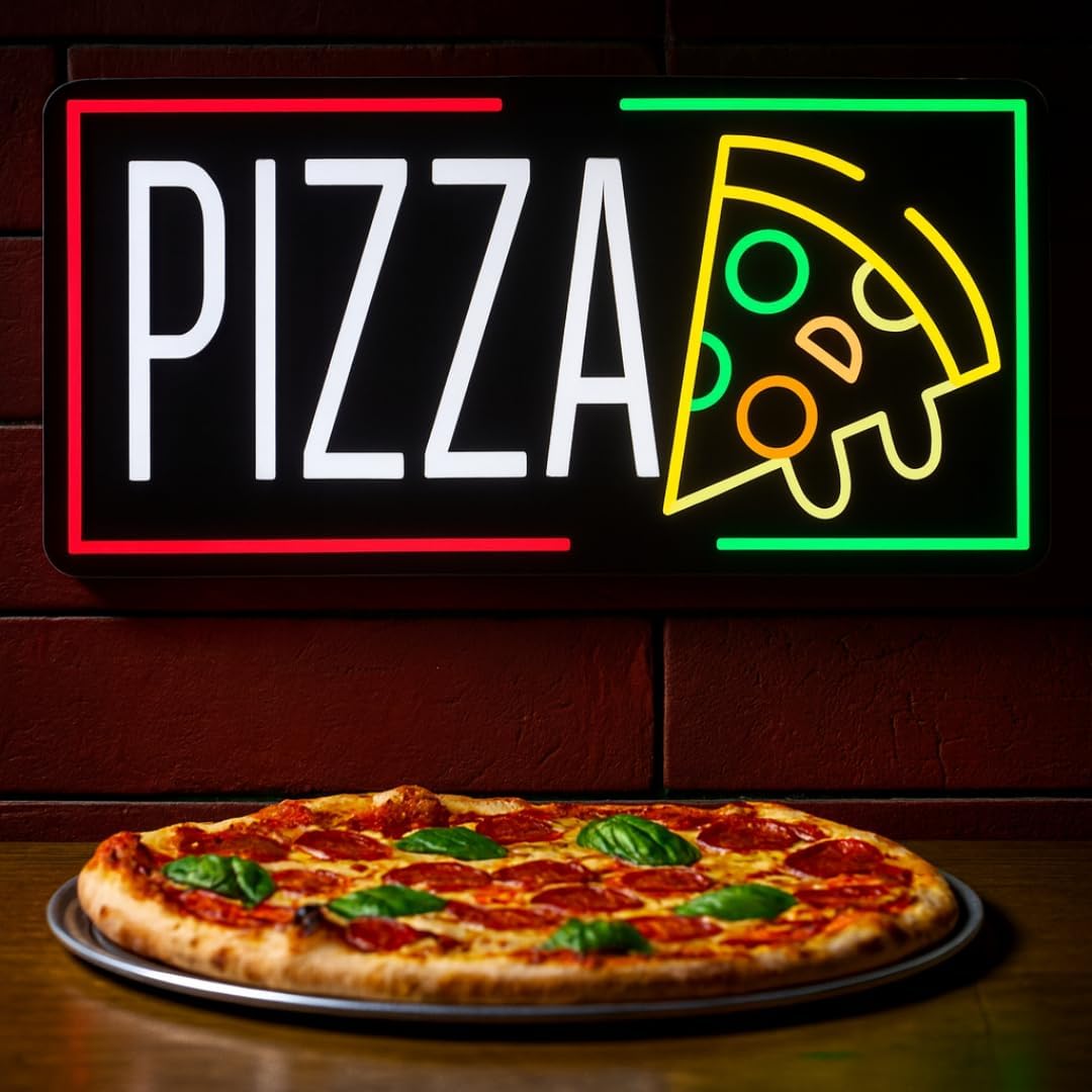 Pizza Neon Sign Business USB L – обзор и цена Home Bar And Kitchen