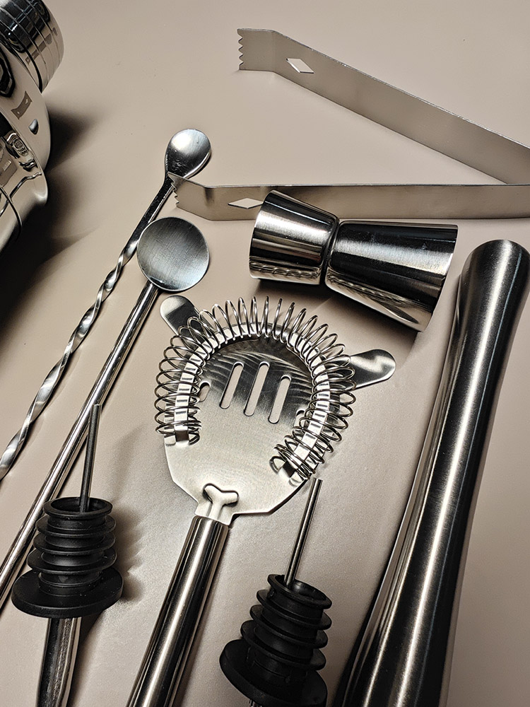 UPORS Stainless Steel Cocktail – обзор и цена Boston Shaker Set