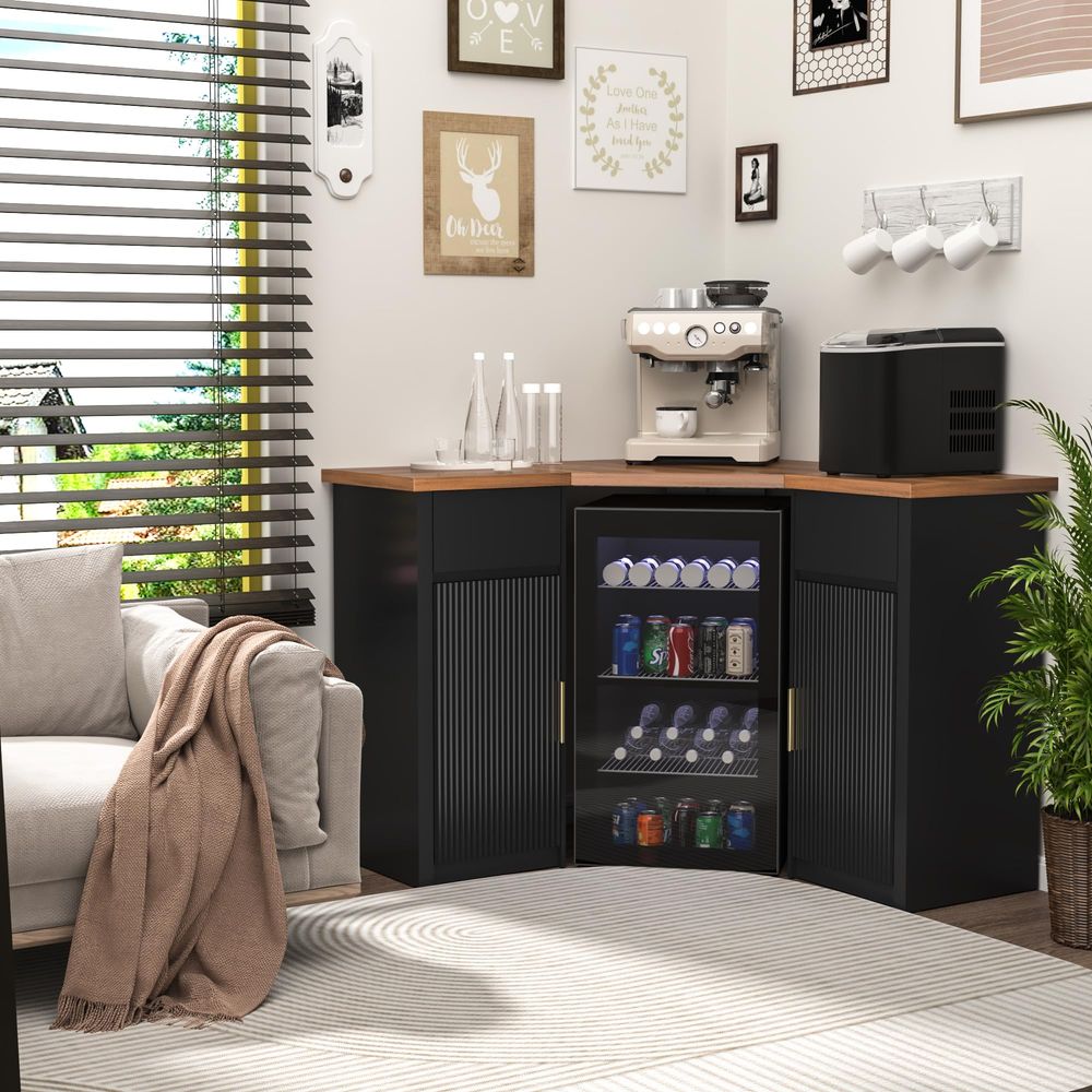 Corner Bar Cabinet with Fridge – обзор и цена Home Bar And Fridge
