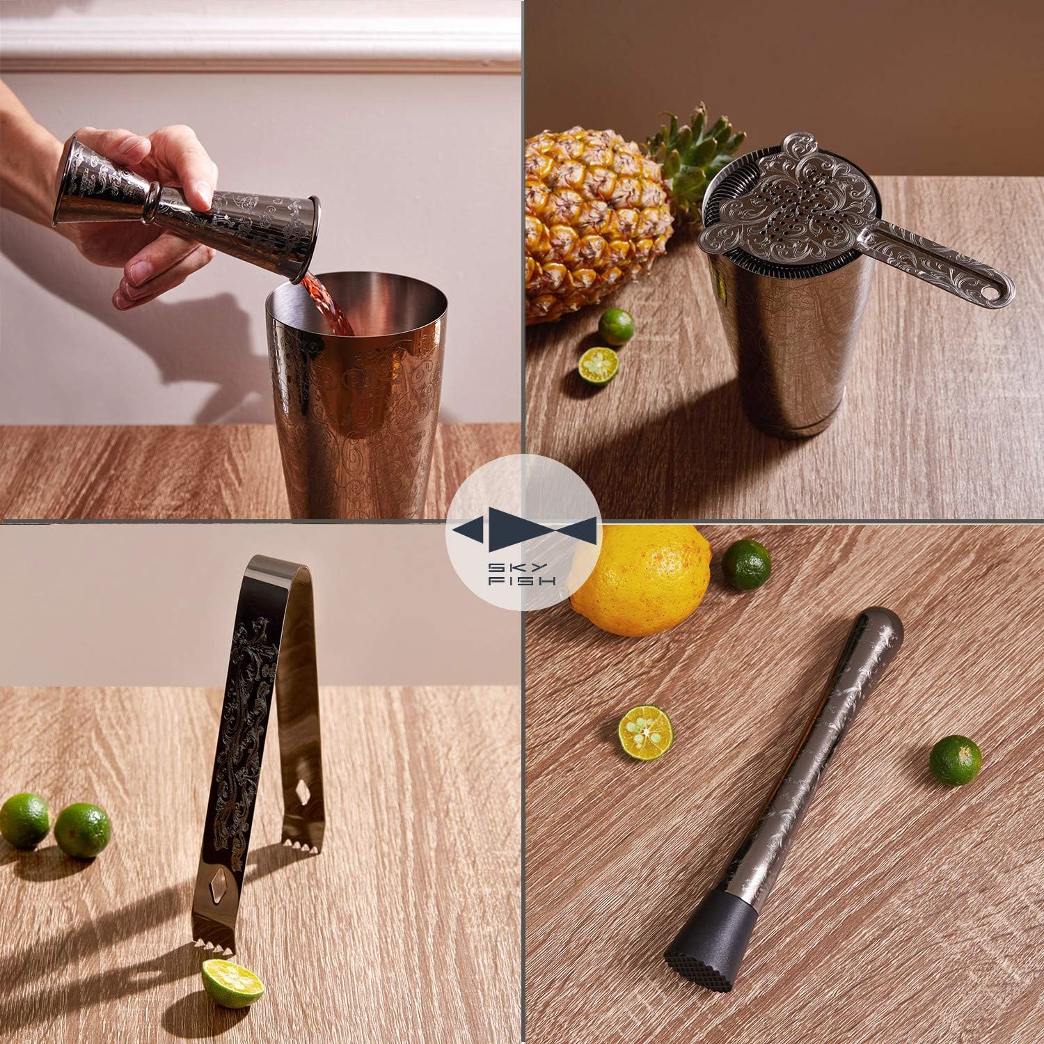 Bartender Kit Cocktail Shaker  – обзор и цена Boston Shaker Set