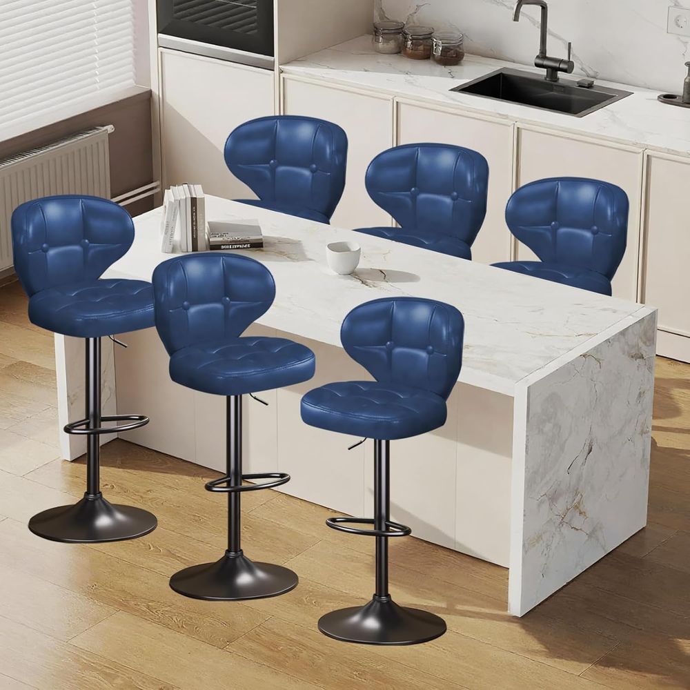 Set of 6 Adjustable Swivel Bar – обзор и цена Home Bar Stools