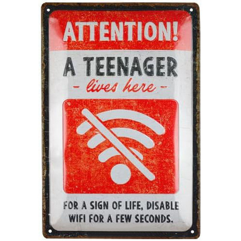 Metal Tin Signs Warning No Smo – обзор и цена Home Bar Cafe