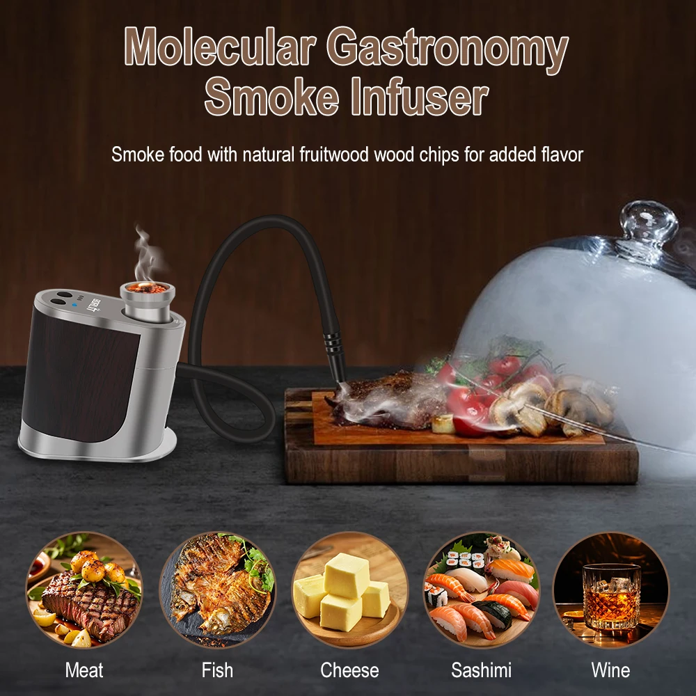 BORUiT New Portable Food Cold  – обзор и цена Smoking Gun Kit