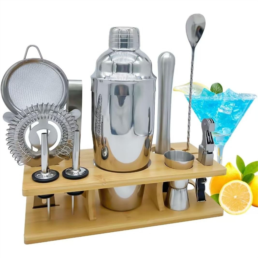 11-Piece Bartender Kit With Co – обзор и цена Boston Shaker Set