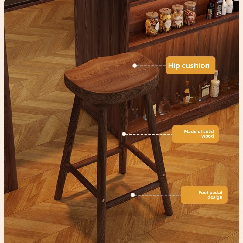 Solid Wood Curved Bar Stool Hi – обзор и цена Home Bar Seating