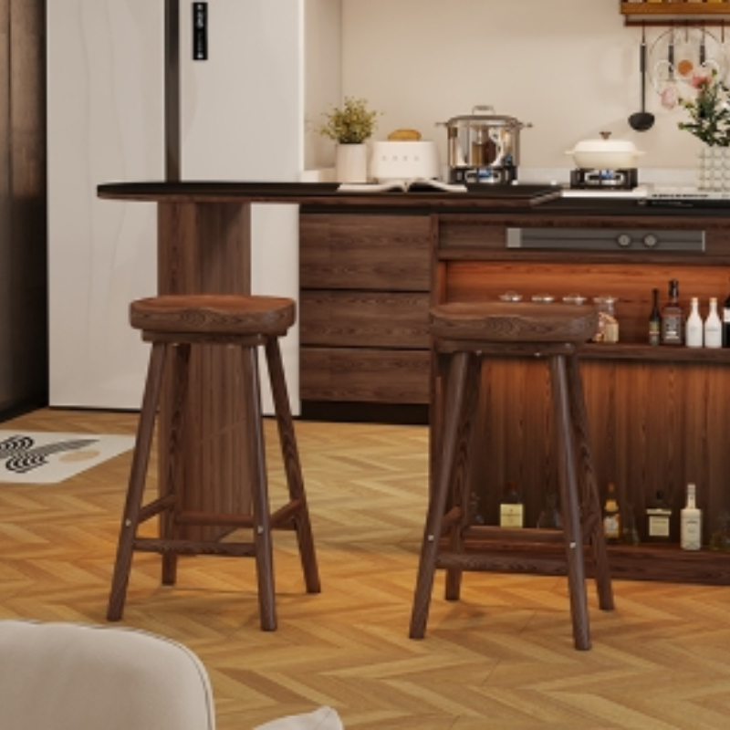 Solid Wood Curved Bar Stool Hi – обзор и цена Home Bar Seating