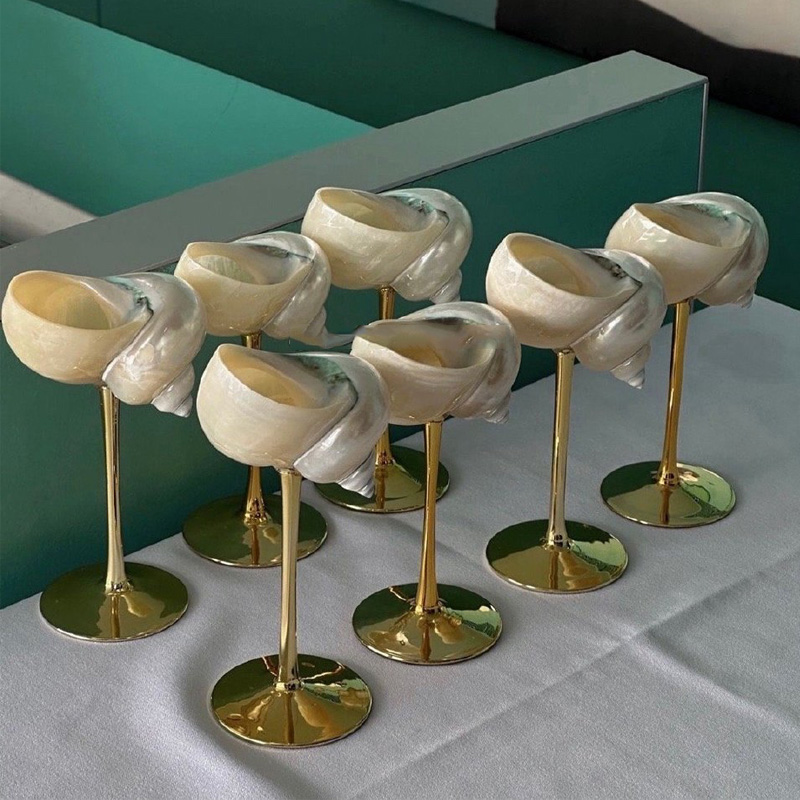 Natural Conch Wine Glass Bar a – обзор и цена Home Bar Setup
