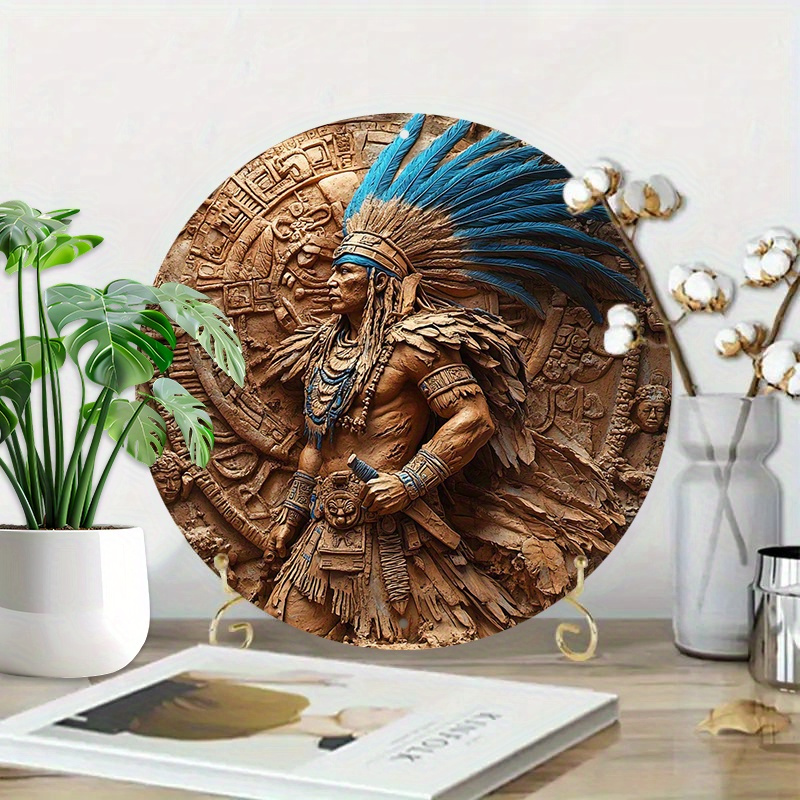 1pc Aztec Warrior 8-Inch Round – обзор и цена Home Bar Cafe