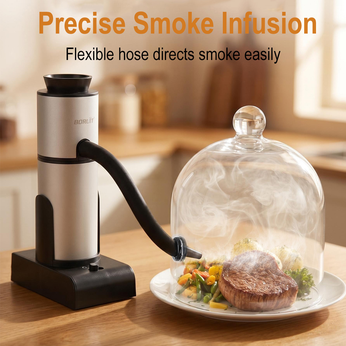 BORUiT SK303 Portable Food Col – обзор и цена Smoking Gun Kit