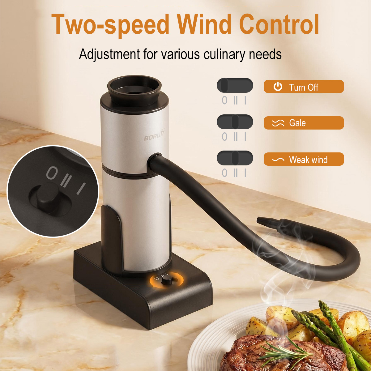 BORUiT SK303 Portable Food Col – обзор и цена Smoking Gun Kit