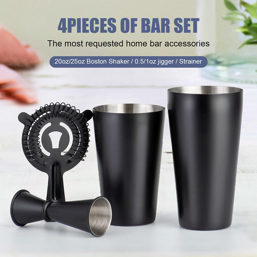 Boston Cocktail Shaker Set 4-P – обзор и цена Boston Shaker Set