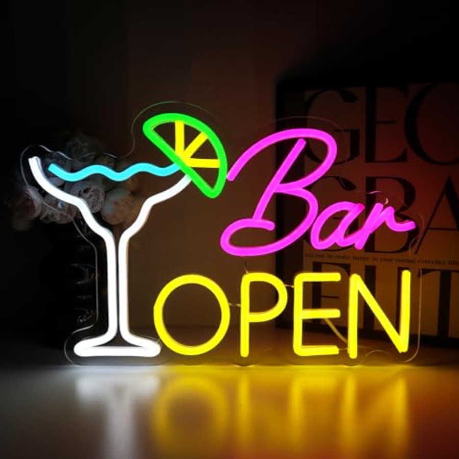 Sign for Business, Neon Open S – обзор и цена Home Bar Cafe