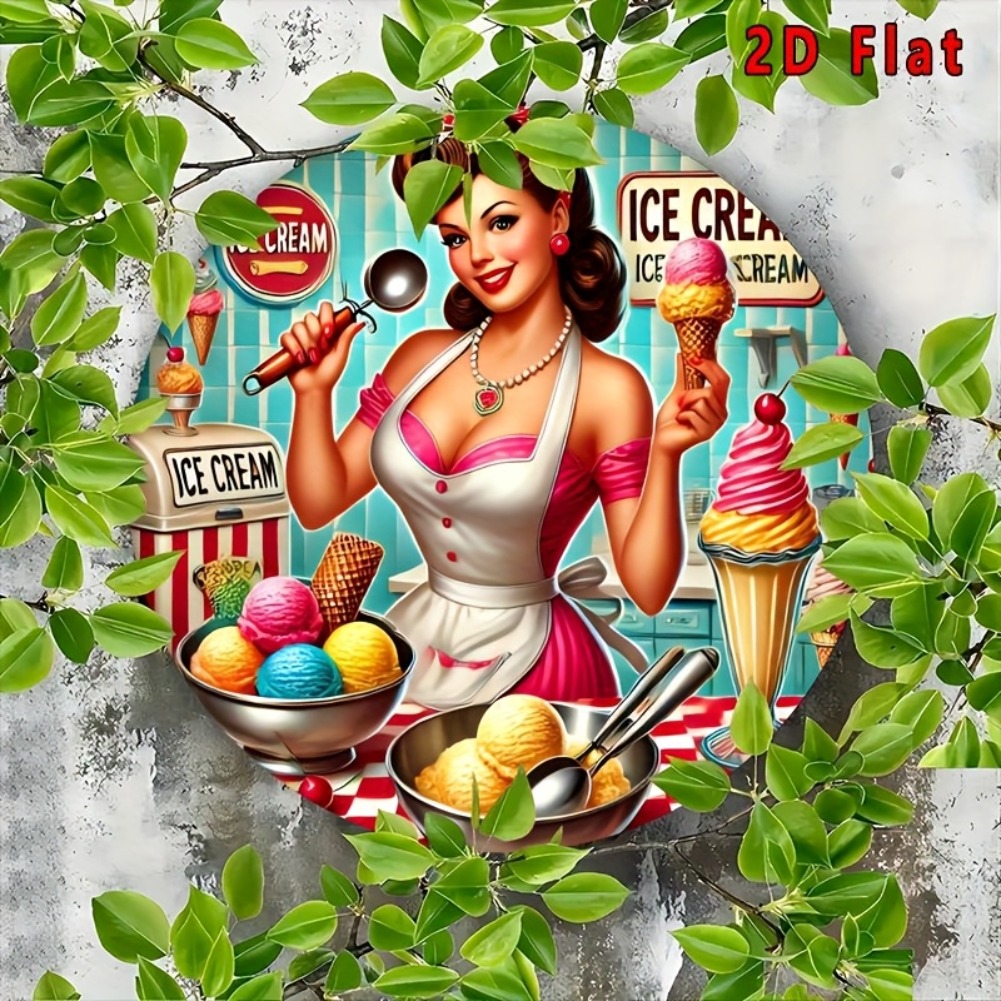 2D Flat 1pc, Round Ice Cream S – обзор и цена Home Bar And Kitchen