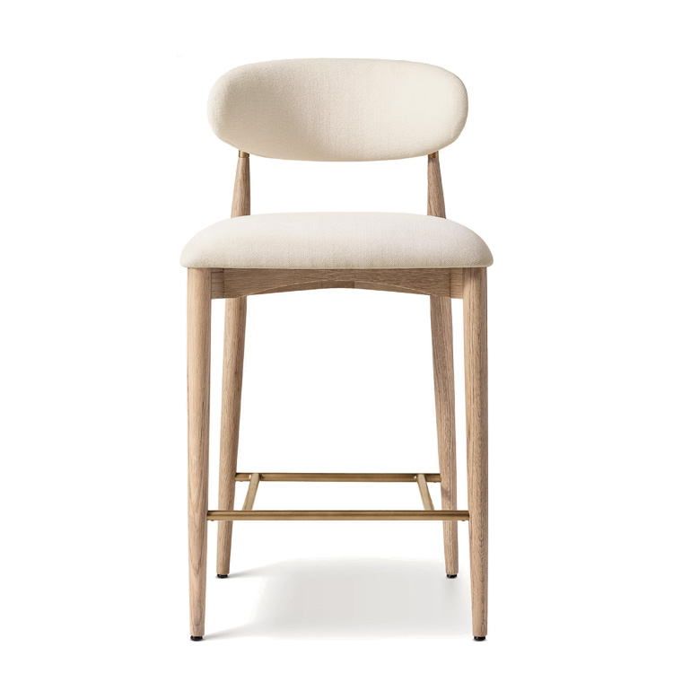 New Style Nordic Fabric Wood C – обзор и цена Home Bar Stools