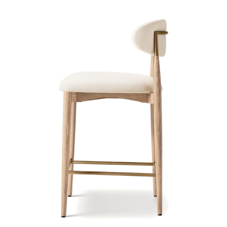 New Style Nordic Fabric Wood C – обзор и цена Home Bar Stools