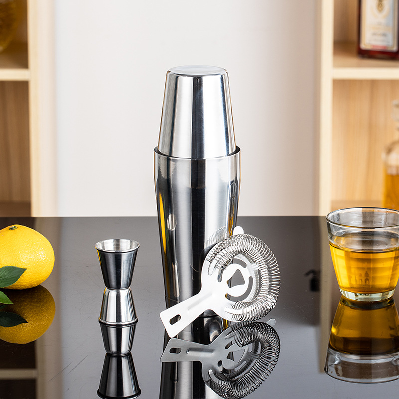 Stainless Steel Bar Tool Set C – обзор и цена Boston Shaker Set