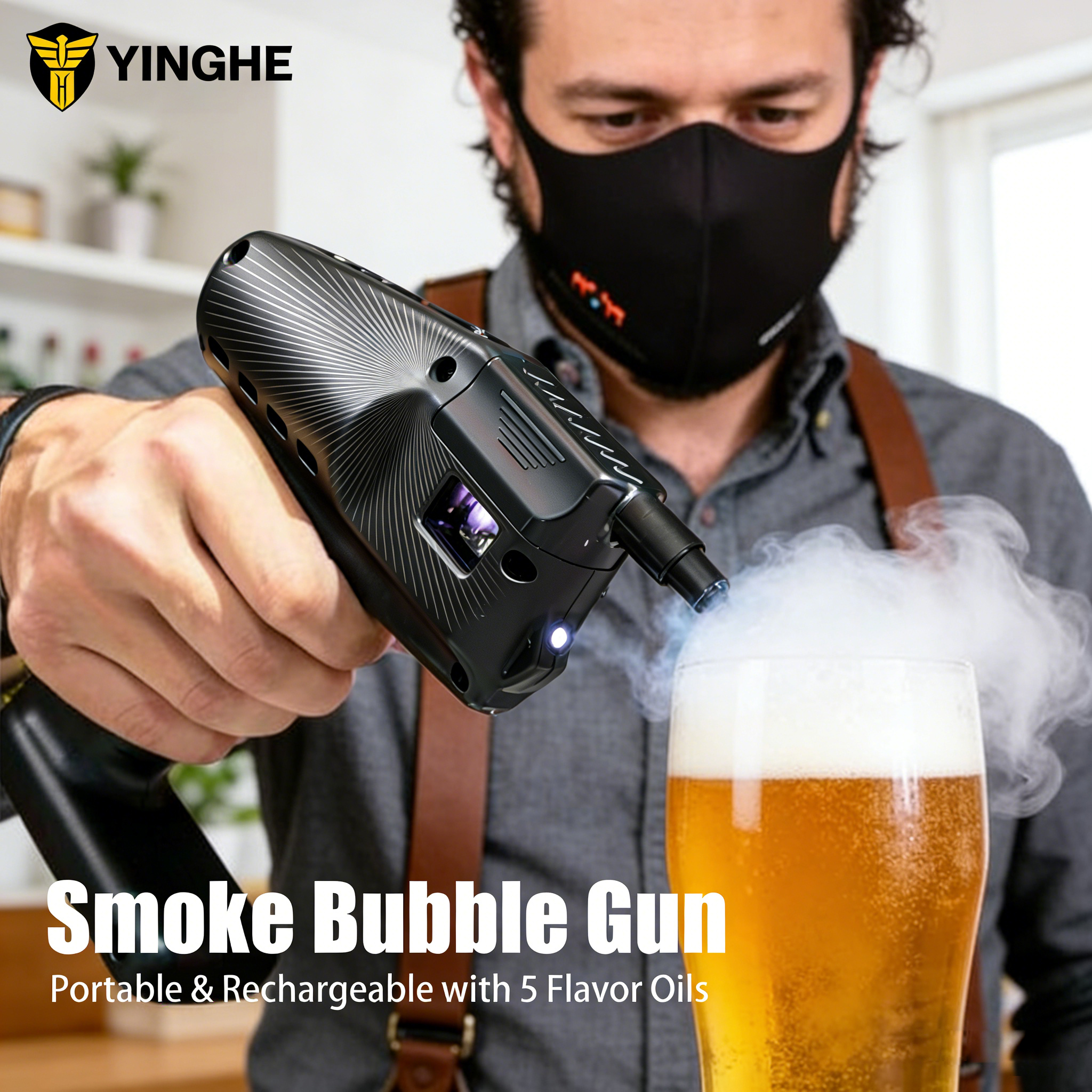Cocktail Smoke Bubble Gun - US – обзор и цена Smoking Gun Kit