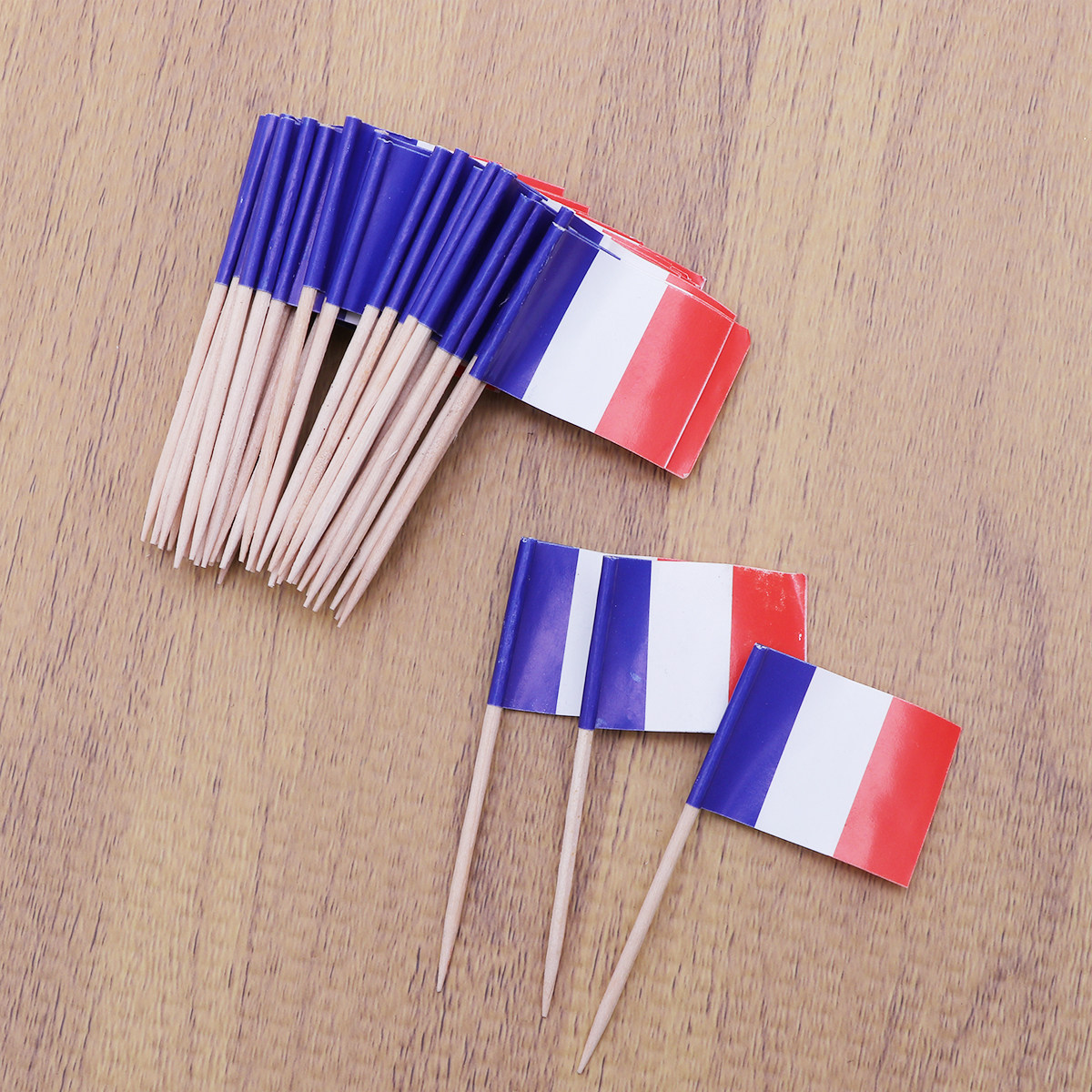100Pcs French Flag Cake Picks  – обзор и цена Ice Pick Pick