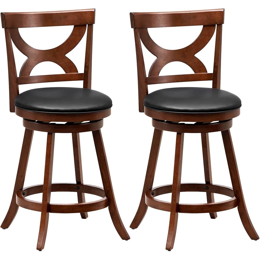 Bar Stools Set o 2, 24'' 360-D – обзор и цена Home Bar Stools