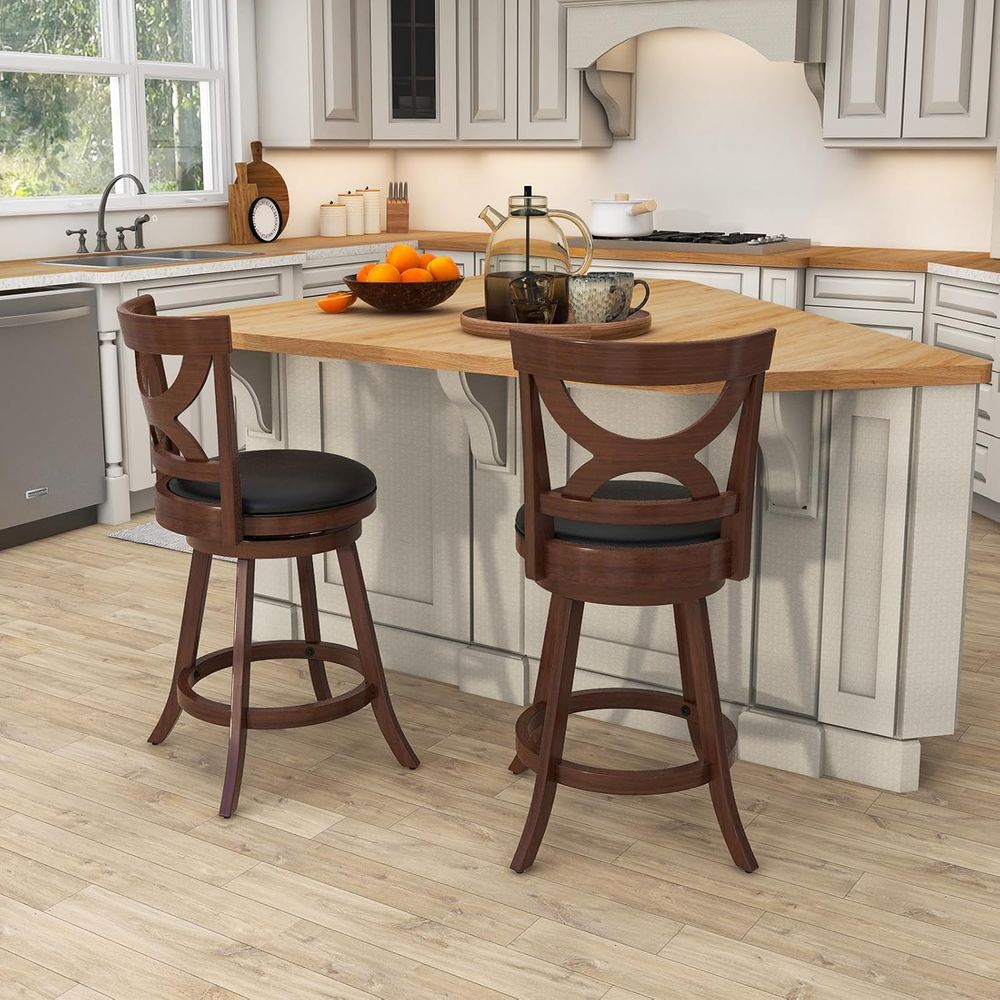 Bar Stools Set o 2, 24'' 360-D – обзор и цена Home Bar Stools