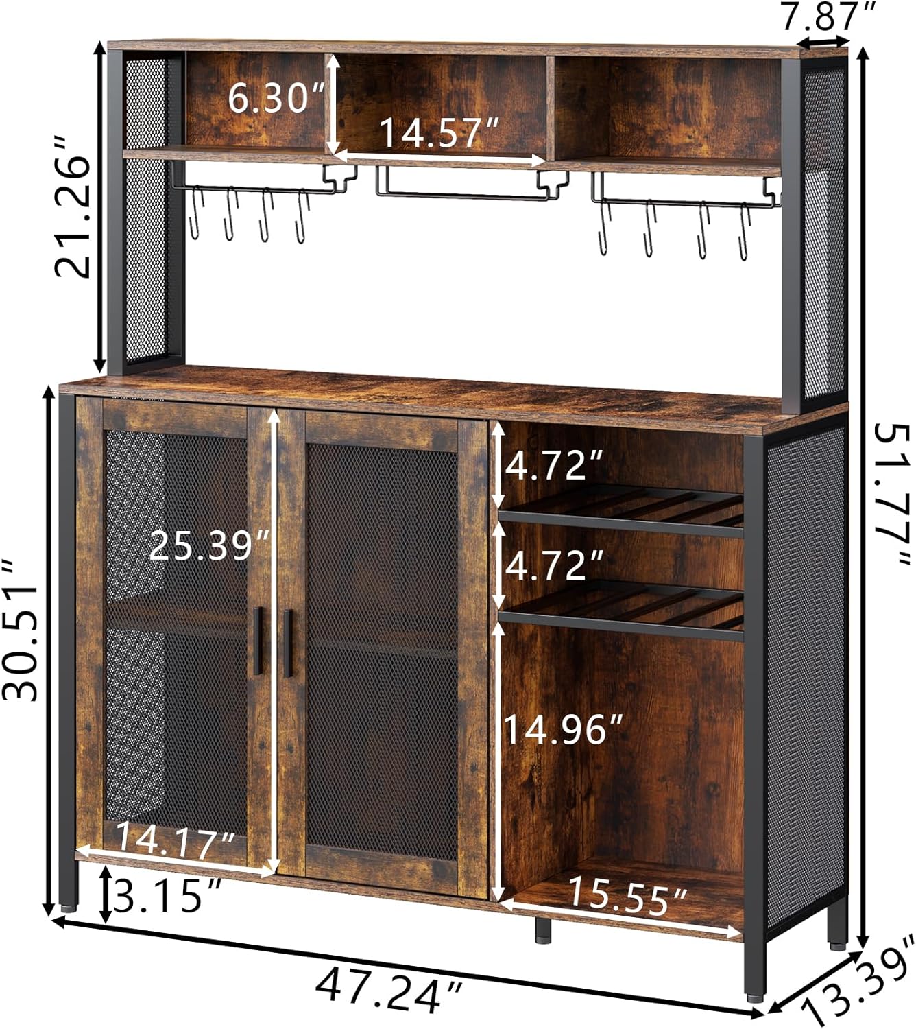 Wine Bar Cabinet with LED Ligh – обзор и цена Home Bar Setup