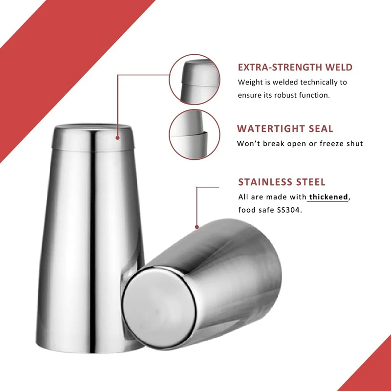 18oz & 28oz Cocktail Shaker Se – обзор и цена Boston Shaker Set
