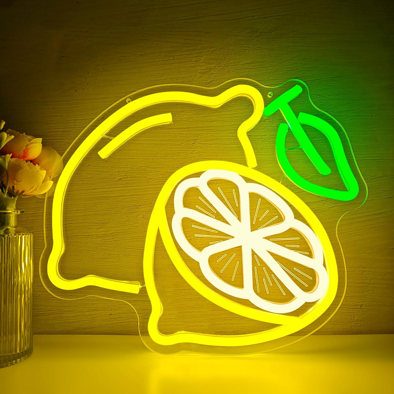 Lemon Neon Sign Dimmable LED L – обзор и цена Home Bar And Kitchen