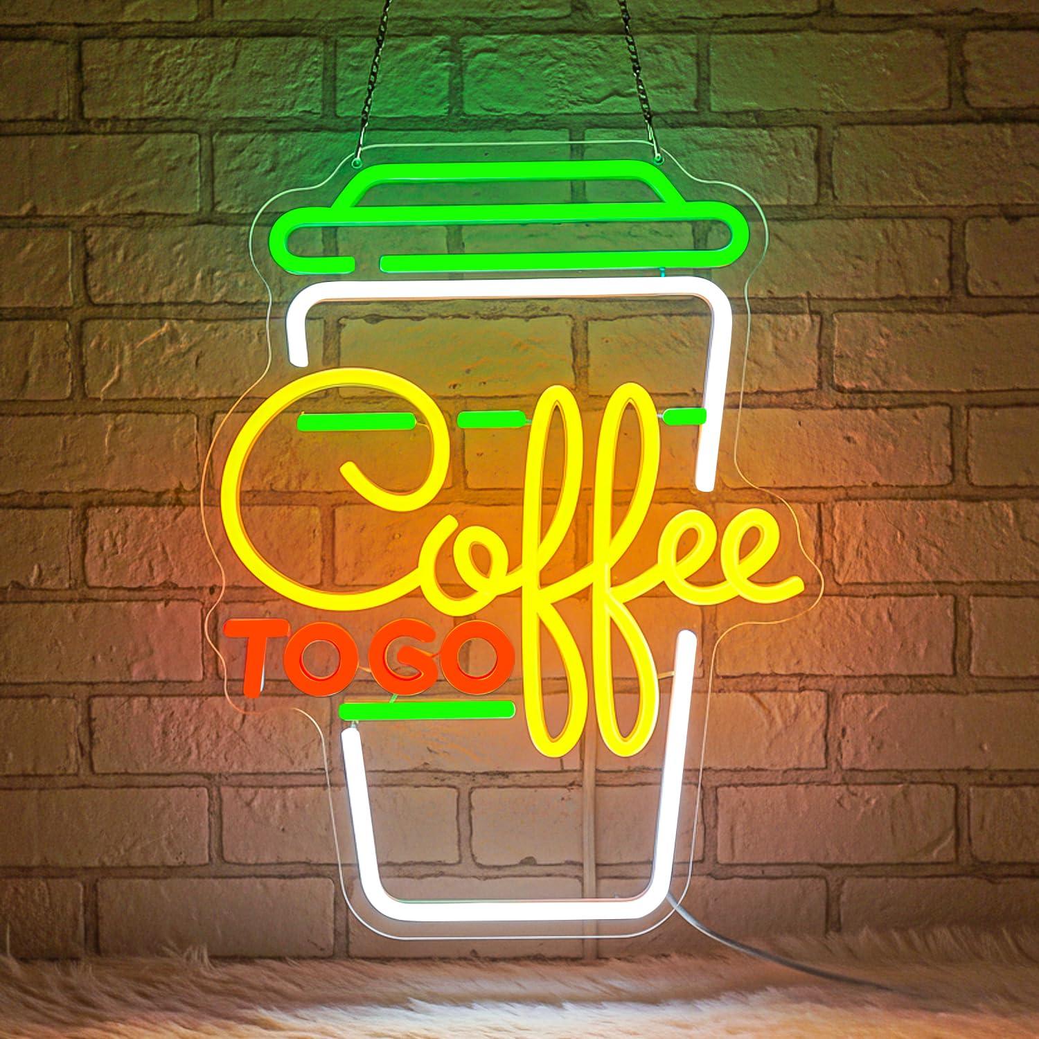 Coffee Neon Sign USB Dimmable  – обзор и цена Home Bar And Kitchen