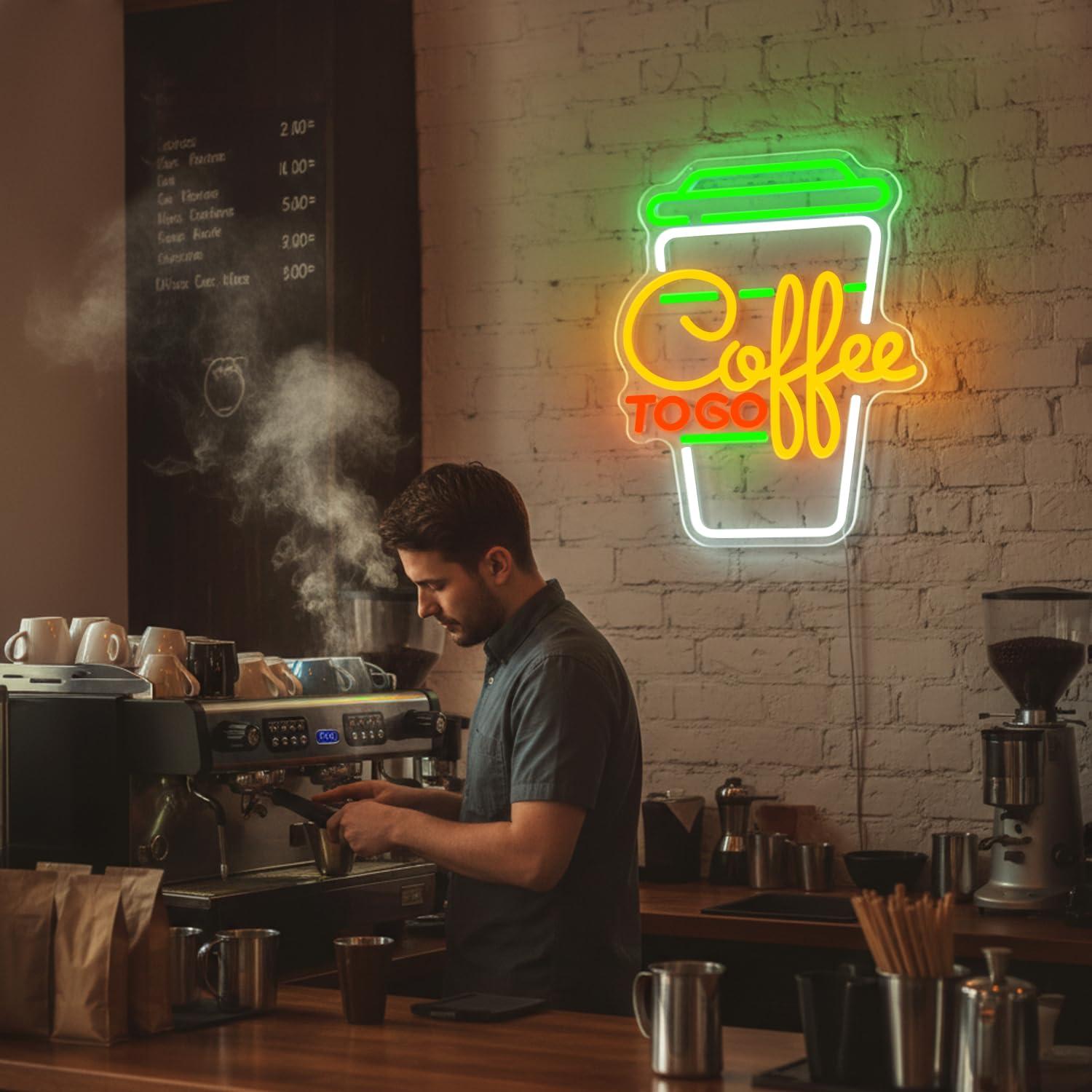 Coffee Neon Sign USB Dimmable  – обзор и цена Home Bar And Kitchen