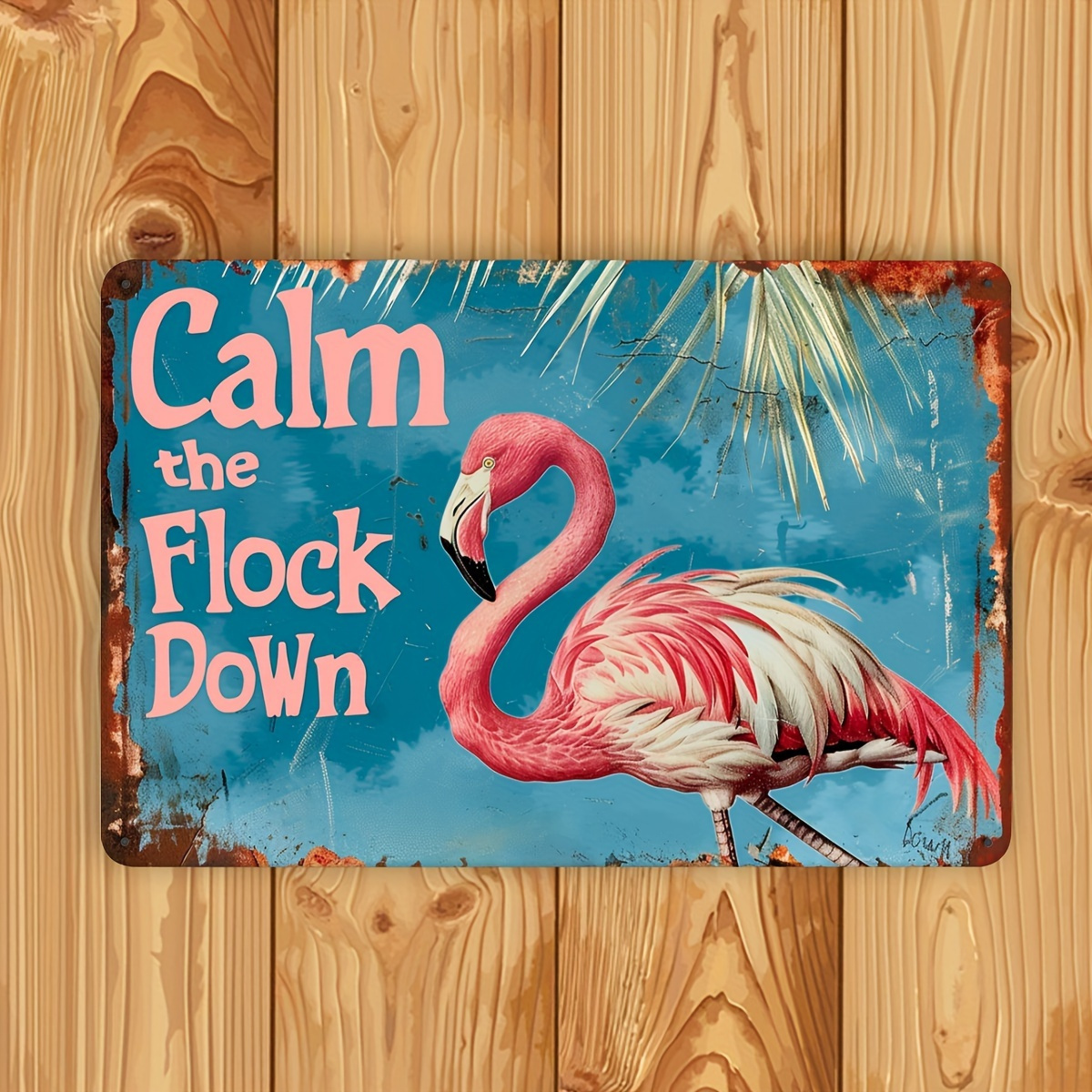 Vintage Flamingo Metal Wall De – обзор и цена Home Bar And Restaurant