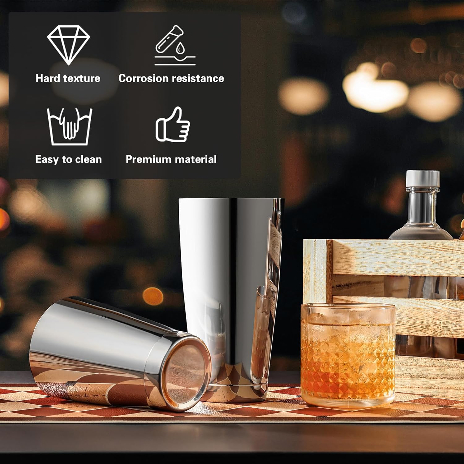 Boston Cocktail Shaker Set, 18 – обзор и цена Boston Shaker Set