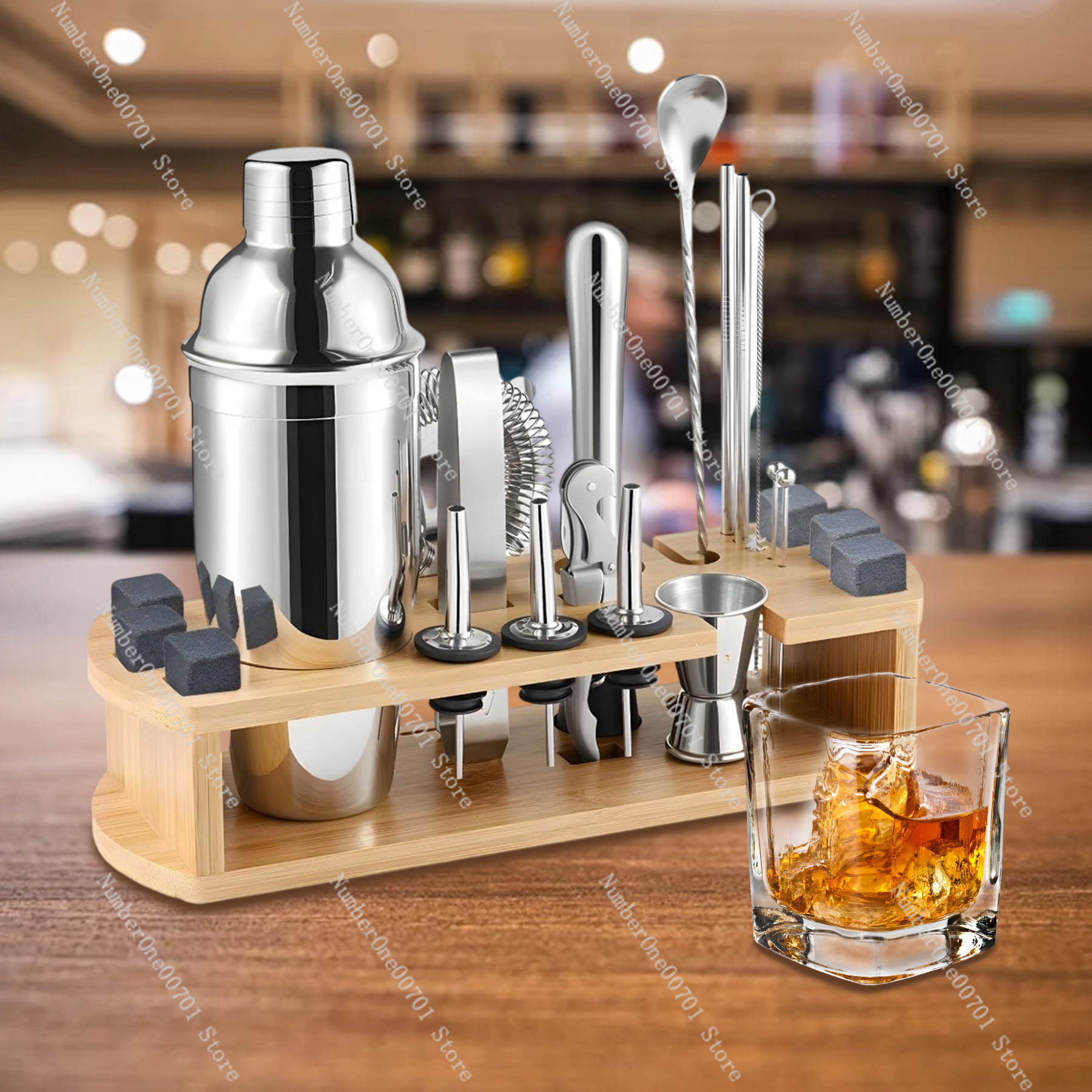 Stainless Steel Cocktail Shake – обзор и цена Boston Shaker Set