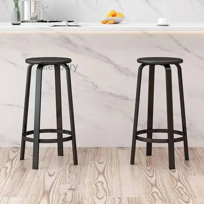 with Round Seat Stools Metal B – обзор и цена Home Bar Seating