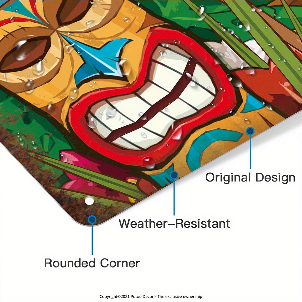 Custom  Decor Tiki Bar Sign, P – обзор и цена Home Bar And Kitchen