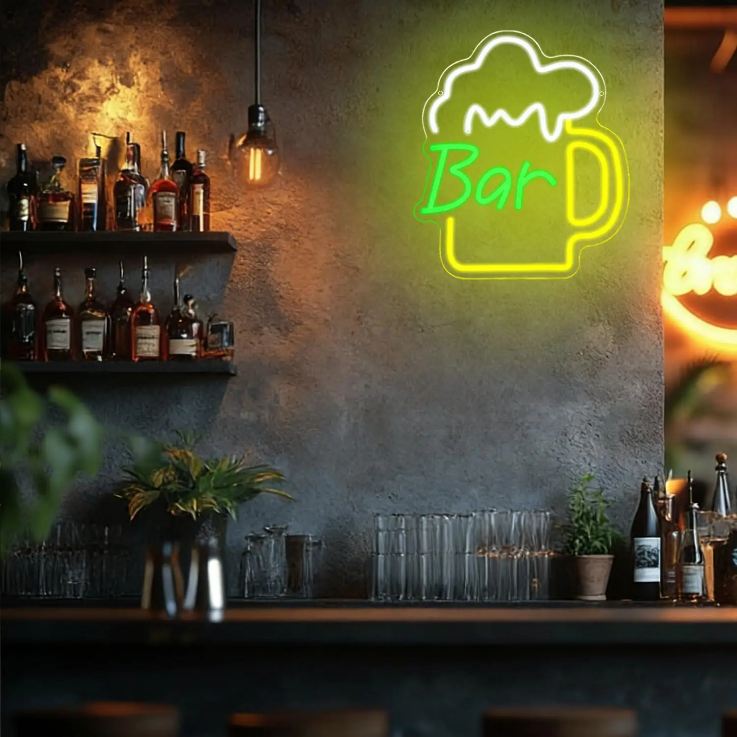 Beer Bar Neon Sign USB Dimmabl – обзор и цена Home Bar And Kitchen