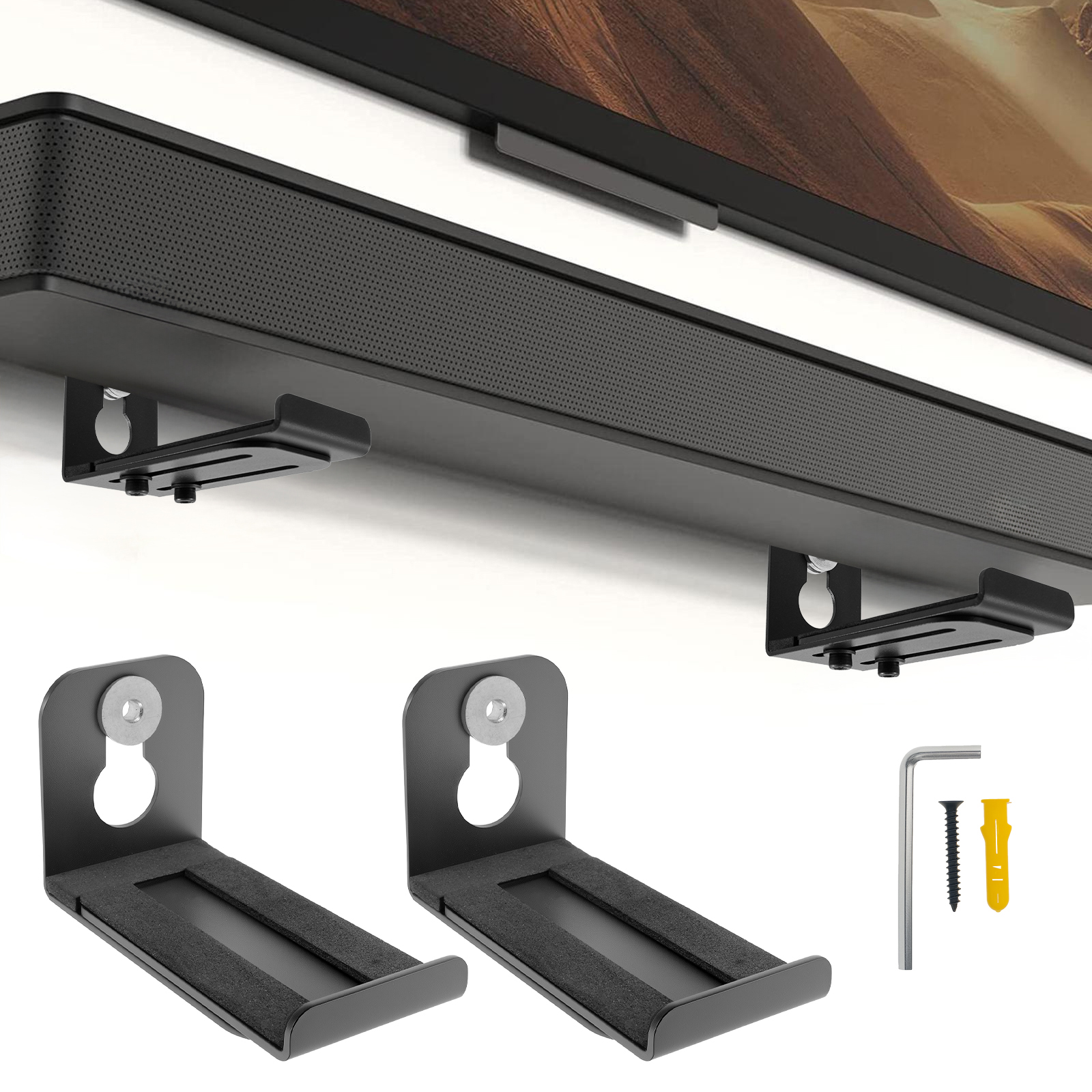 2Pcs Soundbar Speaker Stands W – обзор и цена Home Bar Setup