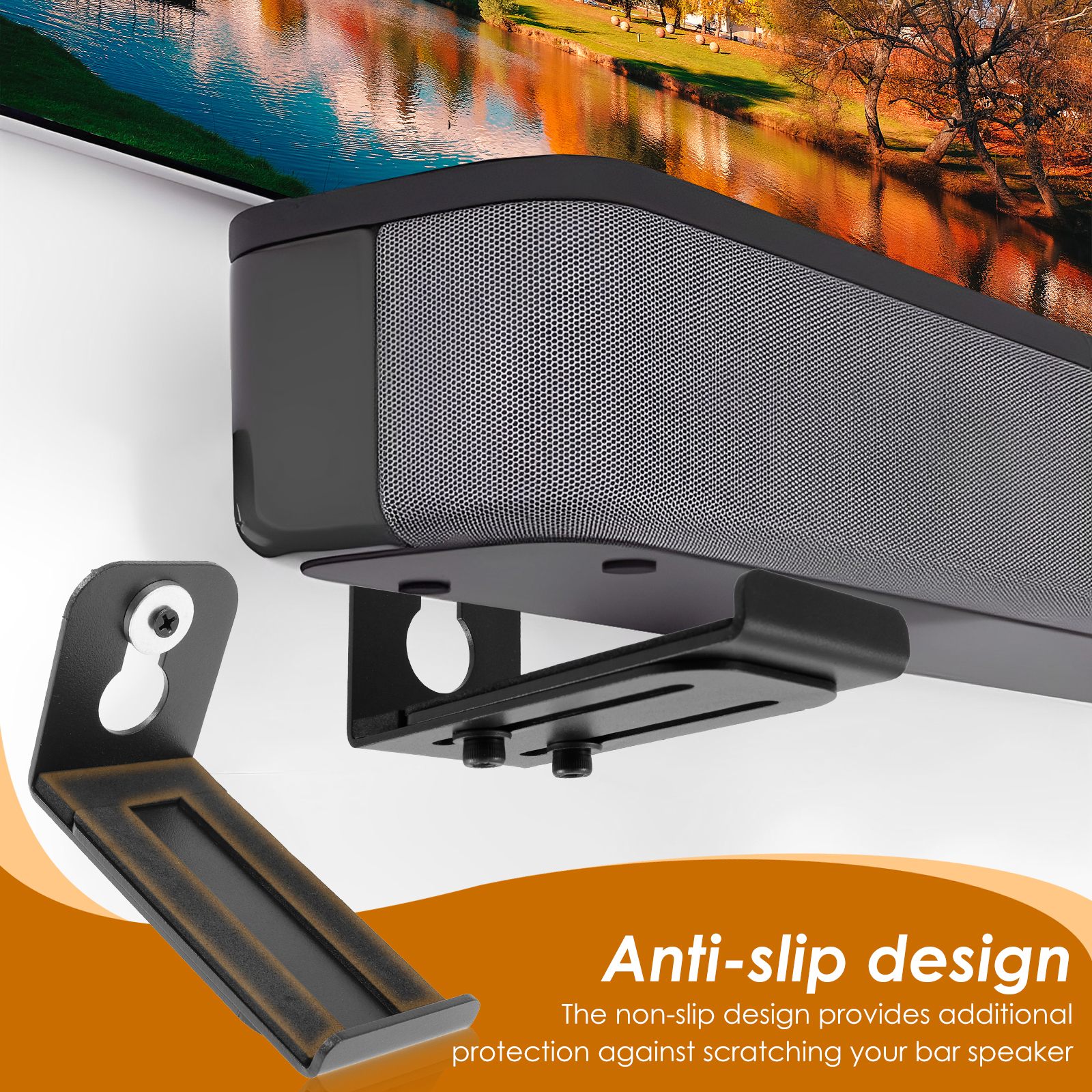 2Pcs Soundbar Speaker Stands W – обзор и цена Home Bar Setup