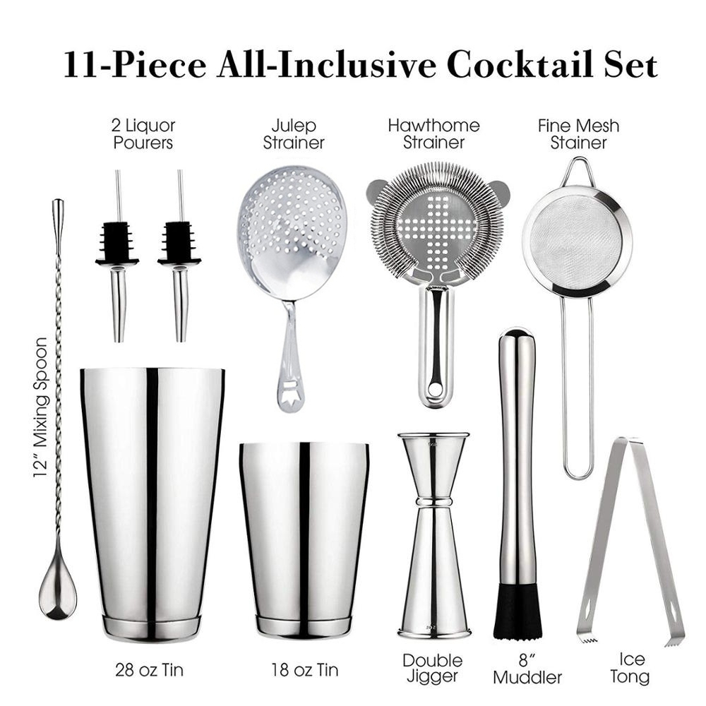 Cocktail Shaker Bar Set: 2 Wei – обзор и цена Boston Shaker Set