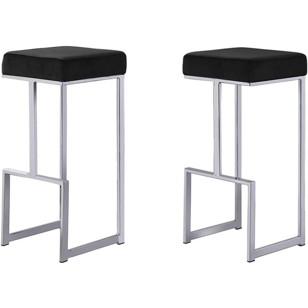 Modern Velvet-Upholstered Bar  – обзор и цена Home Bar Stools